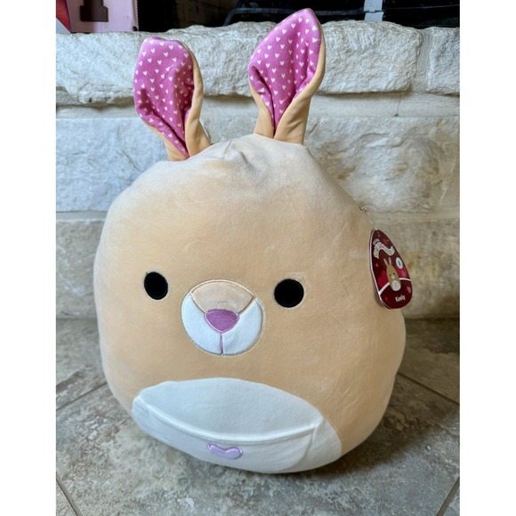 Squishmallows Other - RARE Squishmallow Valentines 2025 Keely the Kangaroo‎ 16 inch NEW with Tags NWT